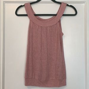 Pink sparkly tank top - size XXS
